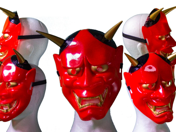 Japanese demon mask