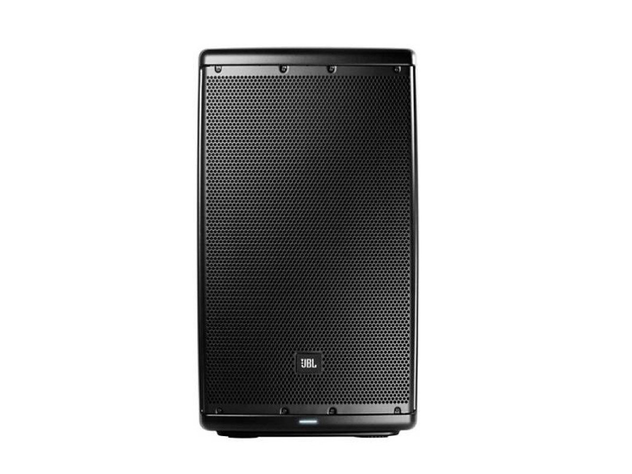 Jbl 615 powered speaker on the stand