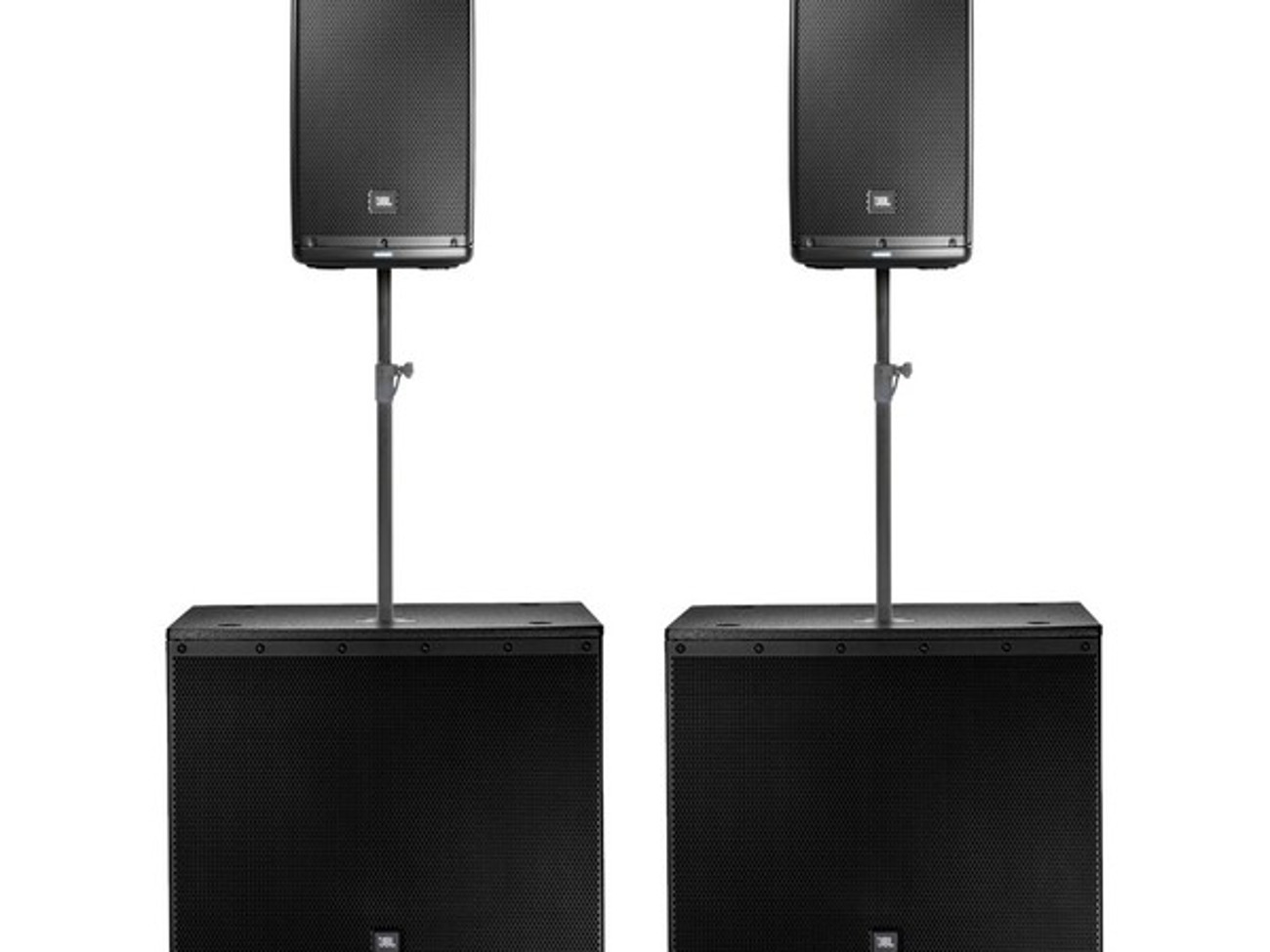 Jbl small sound system up to 150 people (610 & 618s)
