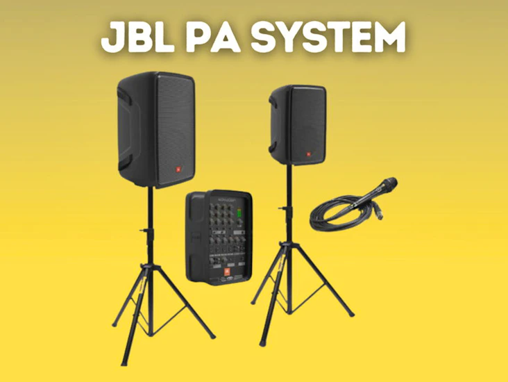 Jbla pa speaker set + akg ps3 mic
