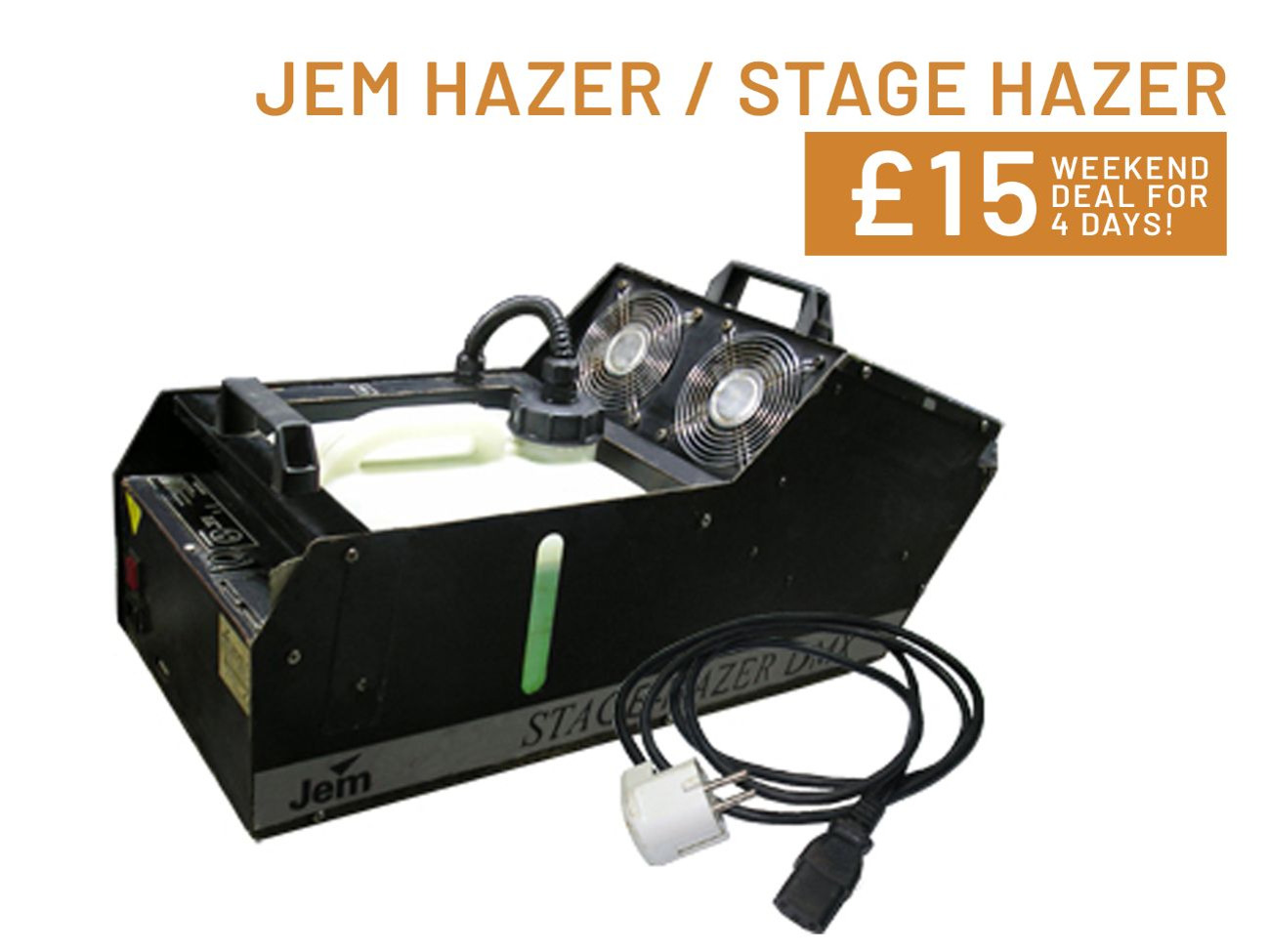 Jem hazer / haze machine / stage hazer