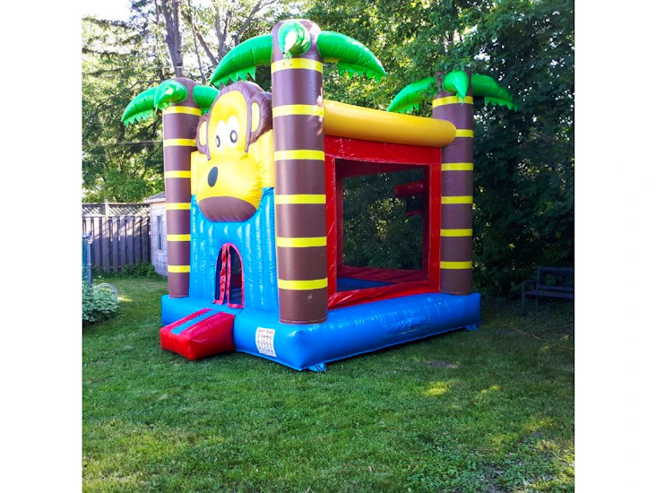 Jungle monkey bouncy castle