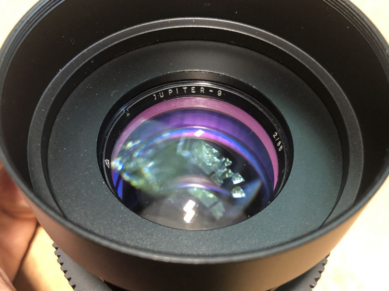 Aperture Jupiter 85 Jupiter-9 85mm F/2 Lens In Black, M42-mount