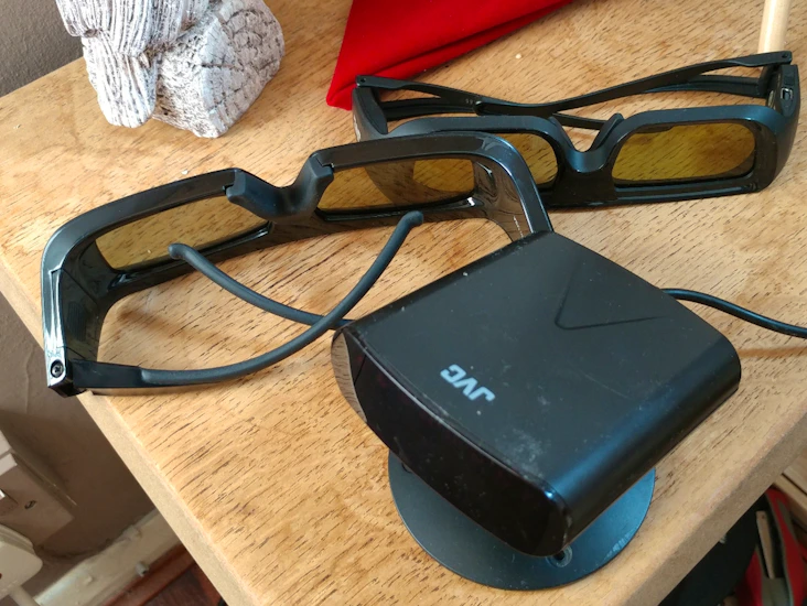 Jvc dla 3d glasses and emitter