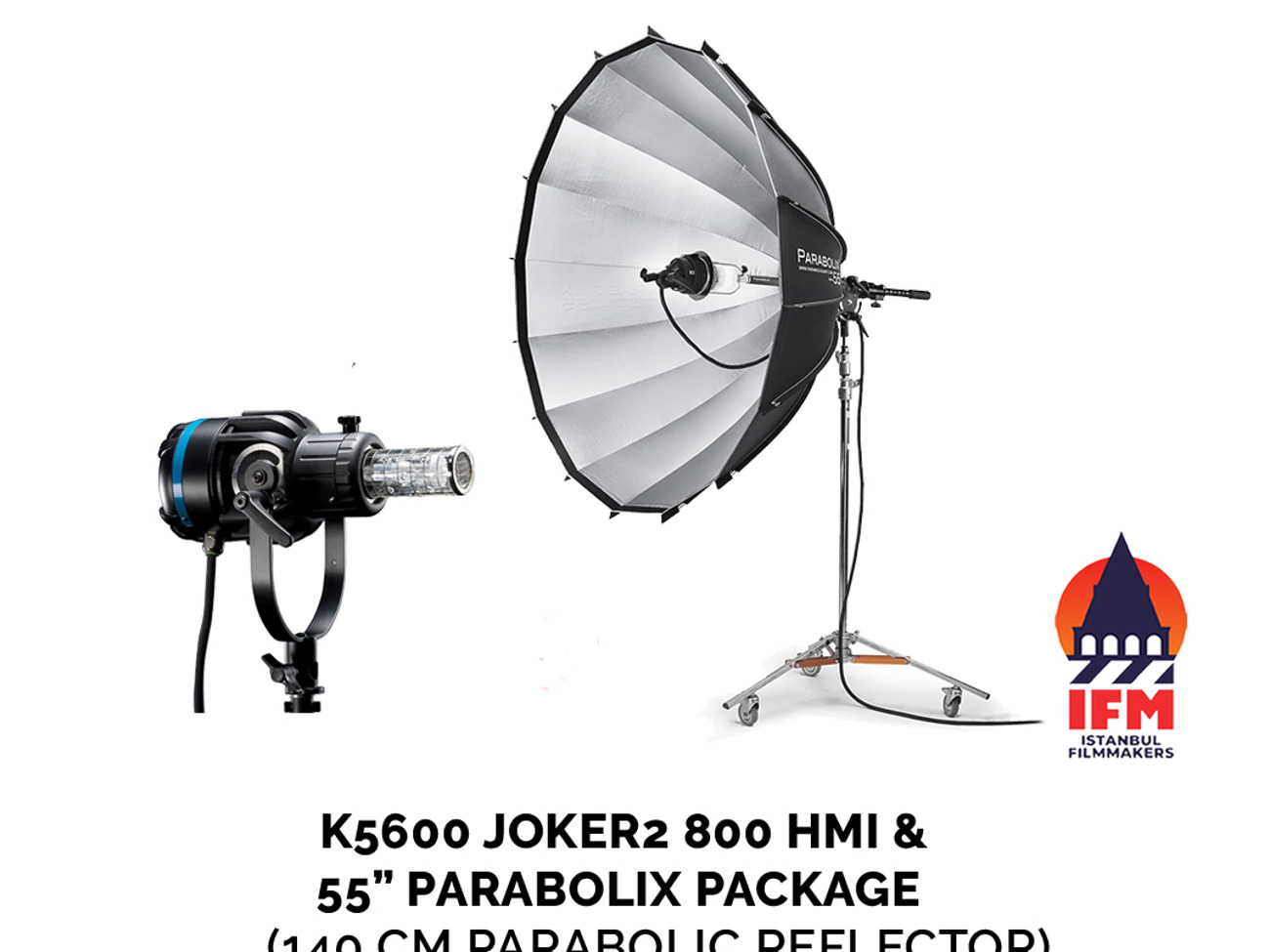 K5600 joker2 800 hmi + 55" parabolix parabolic package