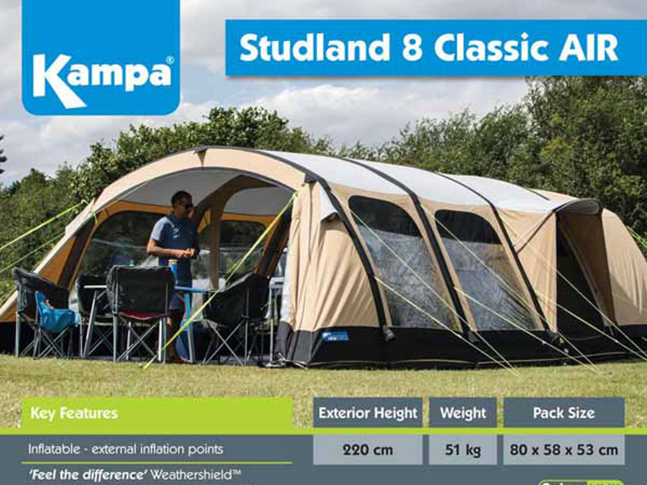 Camping Kampa Studland Classic Air Rent Kampa Studland Classic Air