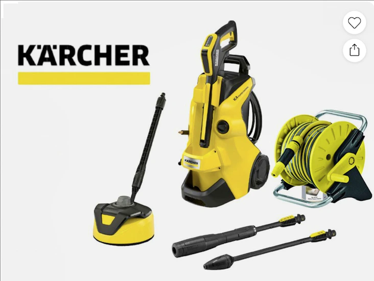 Karcher k4 pressure washer jet wash power patio car cleaner