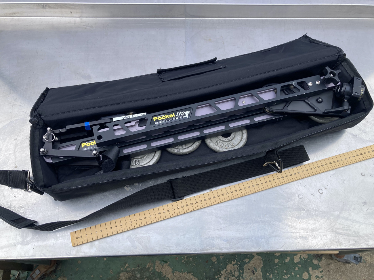 Kessler portable jib traveler crane