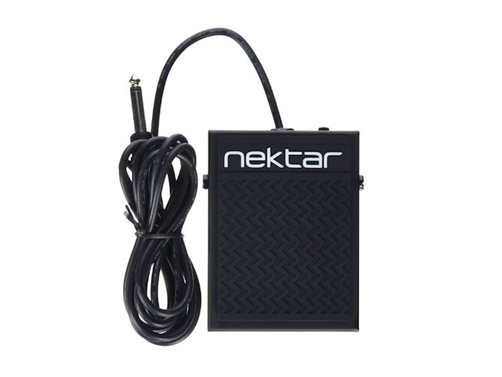 Keyboard footswitch controller with polarity switch