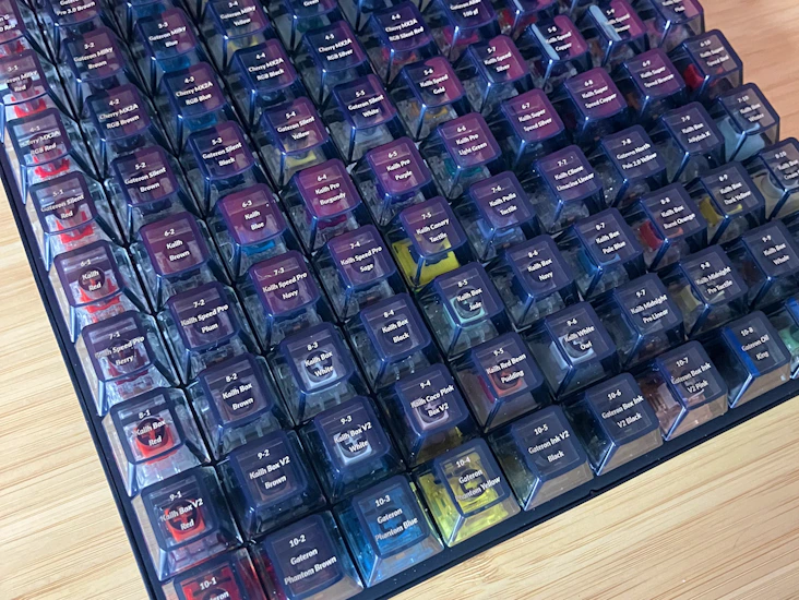 Keychron switch tester 100 max edition mechanical keyboard