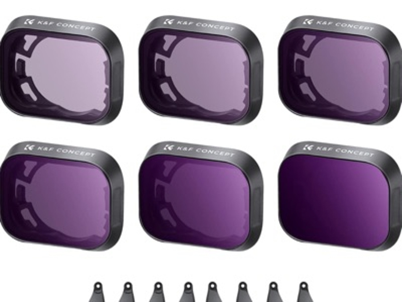 K&f concept dji mini 3 pro/mini 3 nd filter, 6 pack