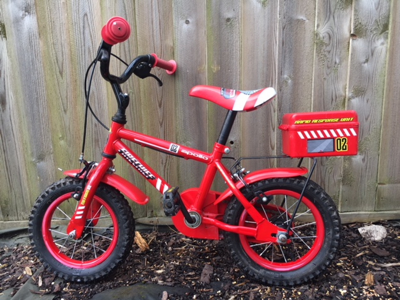 Fire Chief Apollo Bike 12 Inch 12 Inch Halfords Apollo Firechief