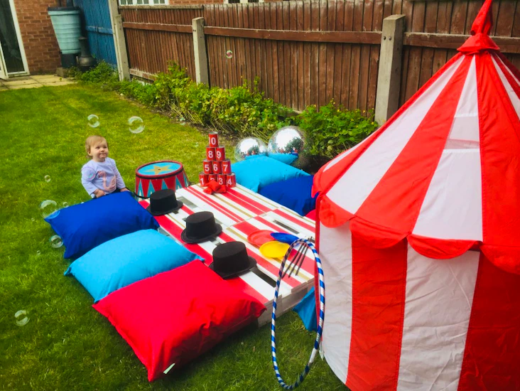 Kids circus set up