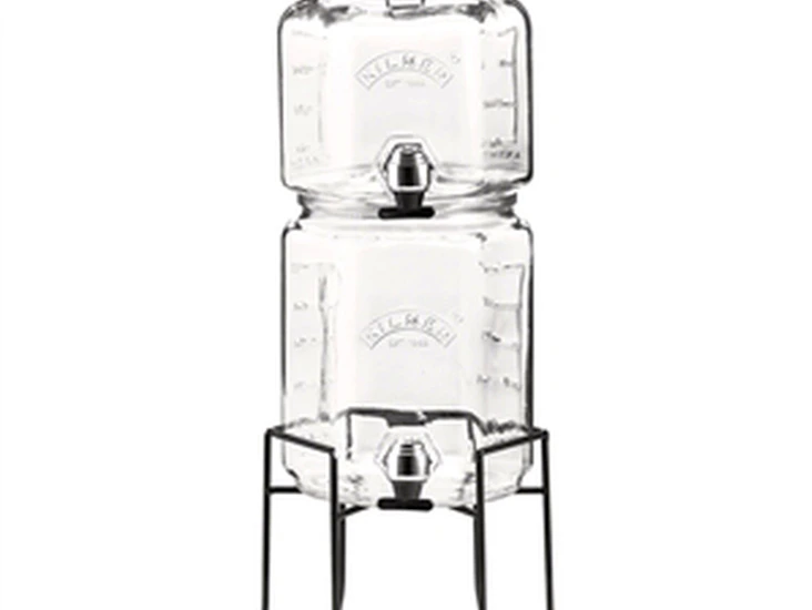 Kilner stackable drinks dispensers with stand