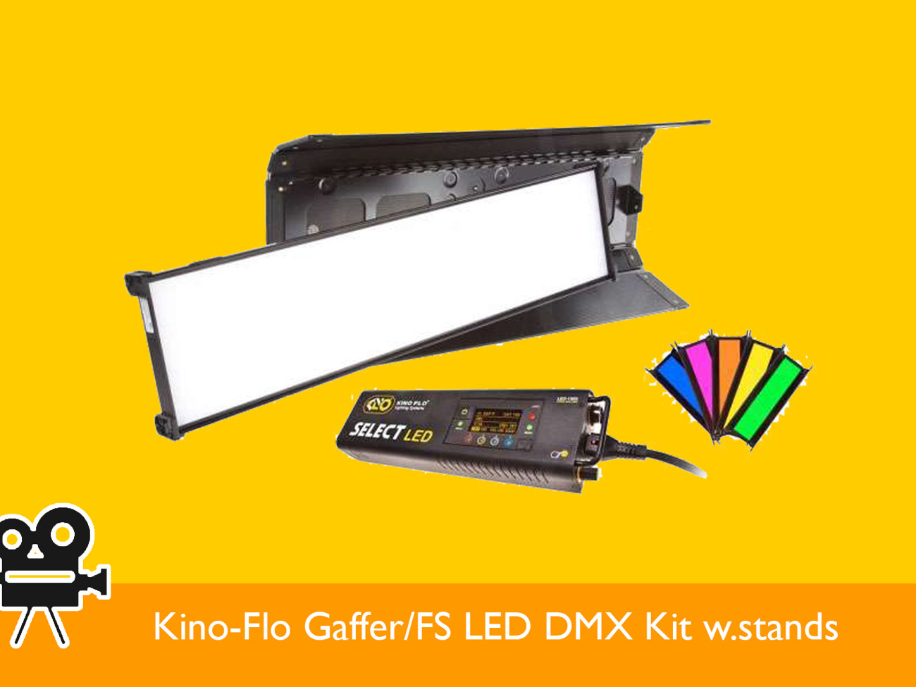 Kino-flo gaffer/fs 4ft led dmx kit