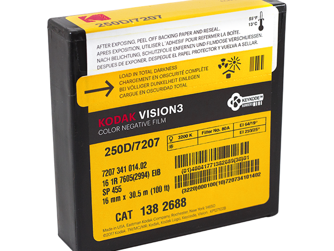 Kodak 16mm film - 100ft 500t 7219