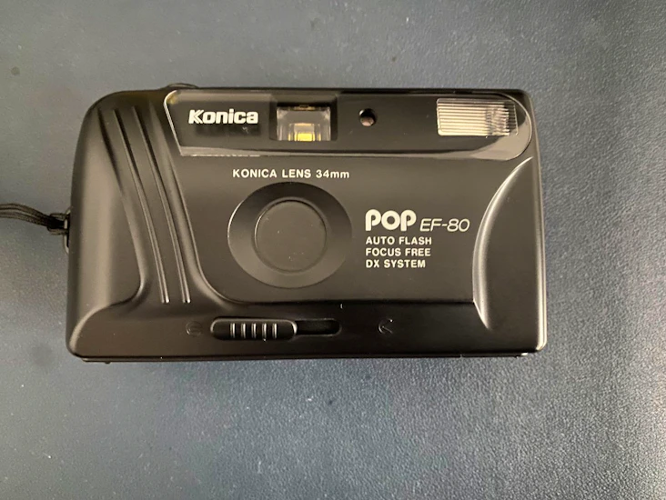 Konica pop ef-80 point and shoot camera