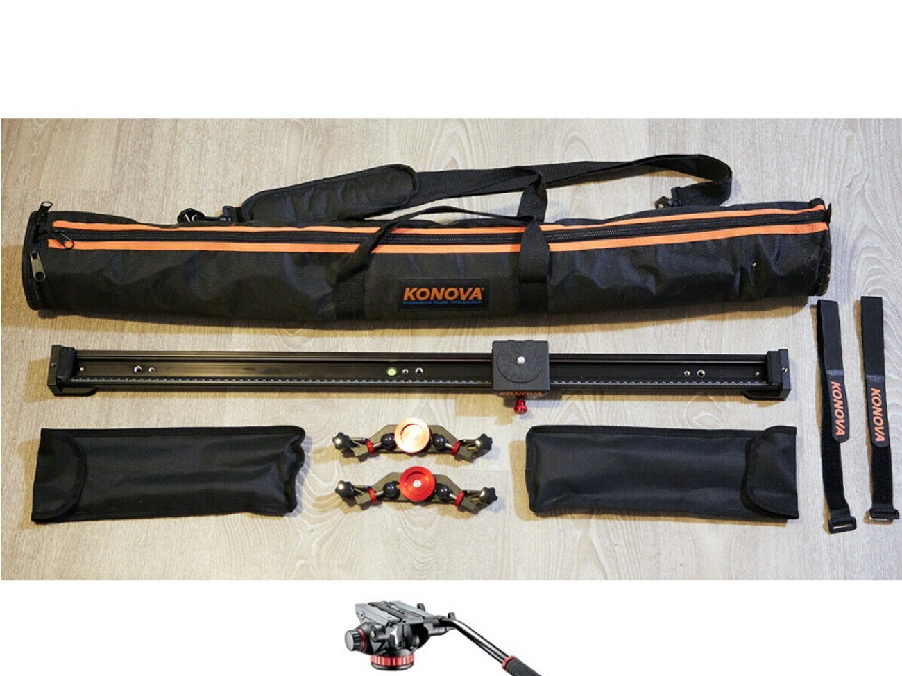 Konova k2 slider 80cm + video head