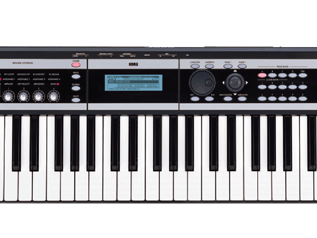 Korg x50 synthesiser keyboard