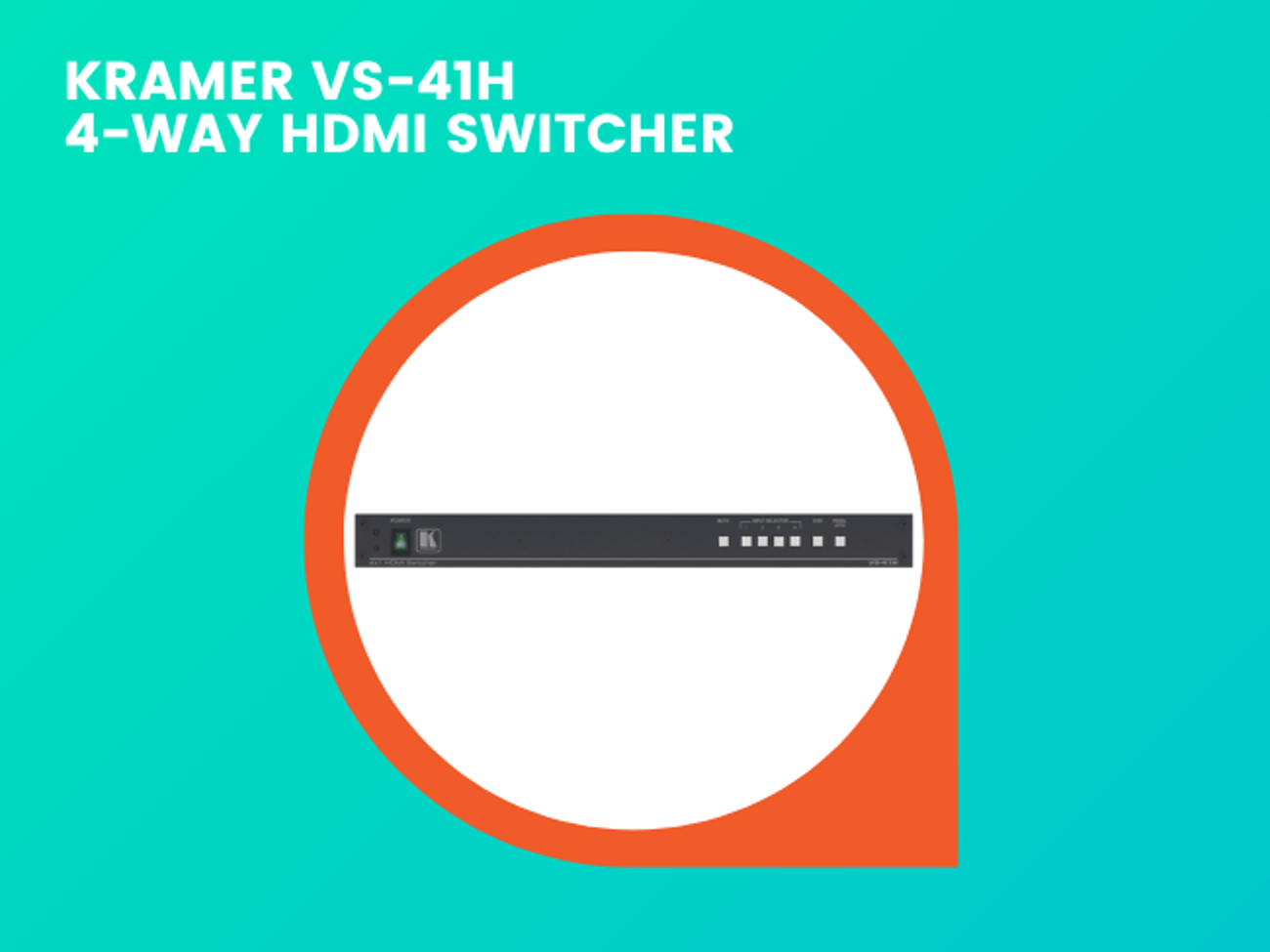 Kramer vs-41h 4-way hdmi switcher