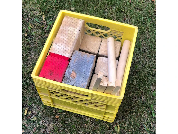 Kubb wooden game
