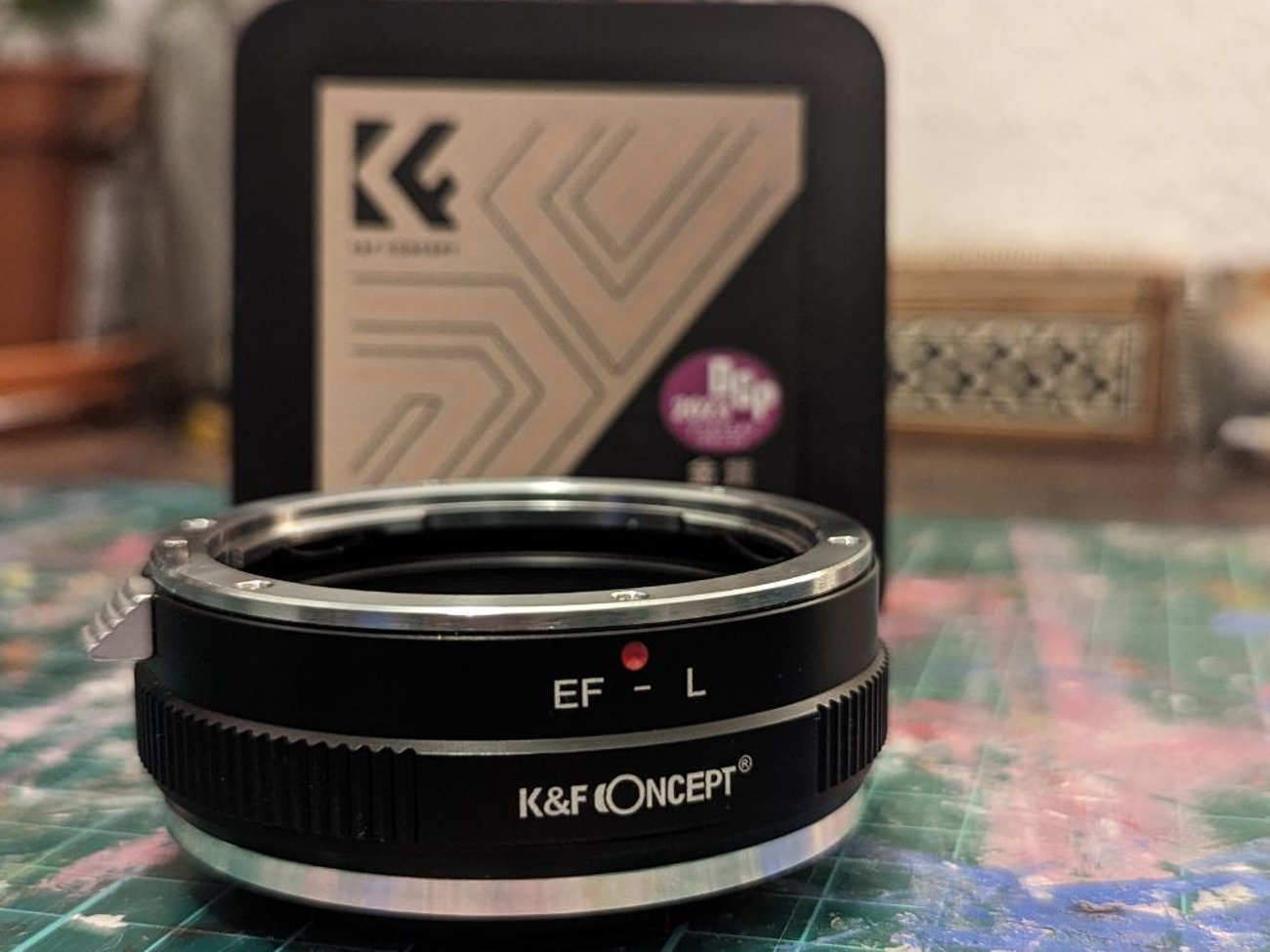 L mount to ef mount k&f lens adapter 