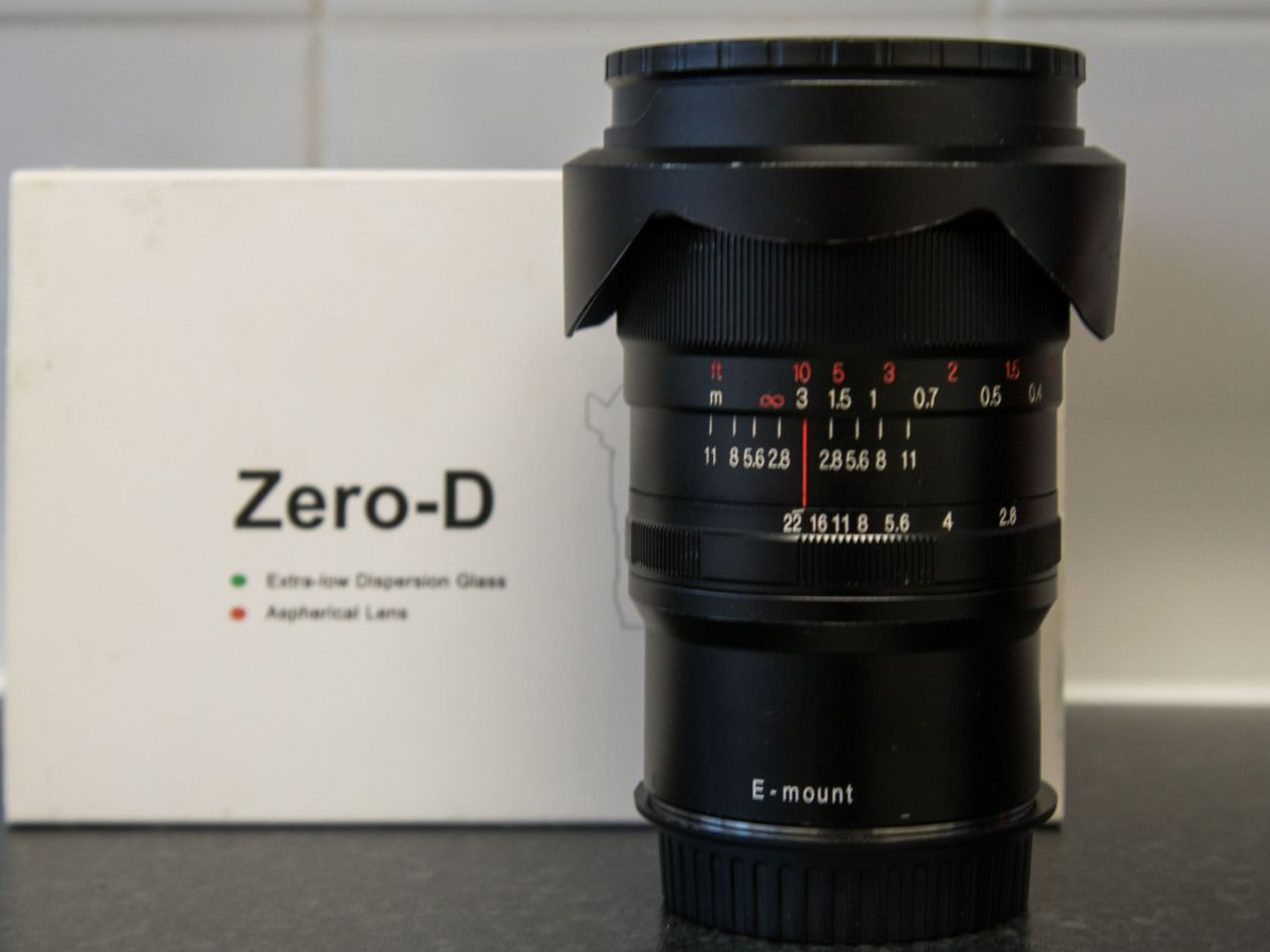 Laowa 12mm f/2.8 zero-d lens ( e-mount ) 