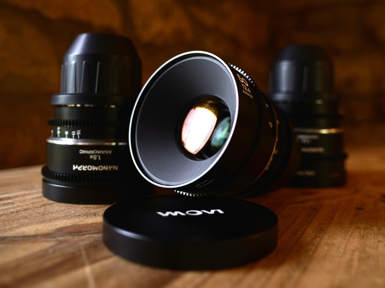 Laowa nanomorph 1.5x anamorphic pl / ef lens set (silver)