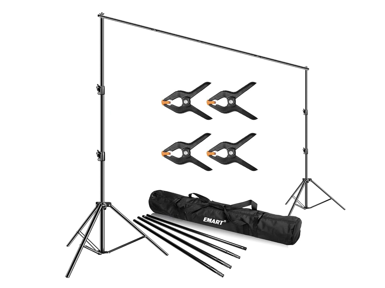 Large backdrop stand kit, 3x3.6m (10 x 12ft)