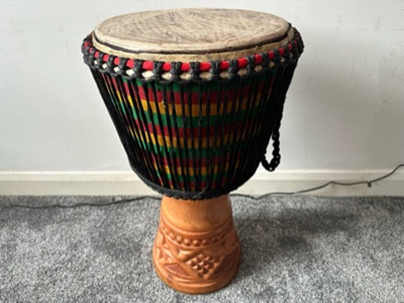 Large djembe drum