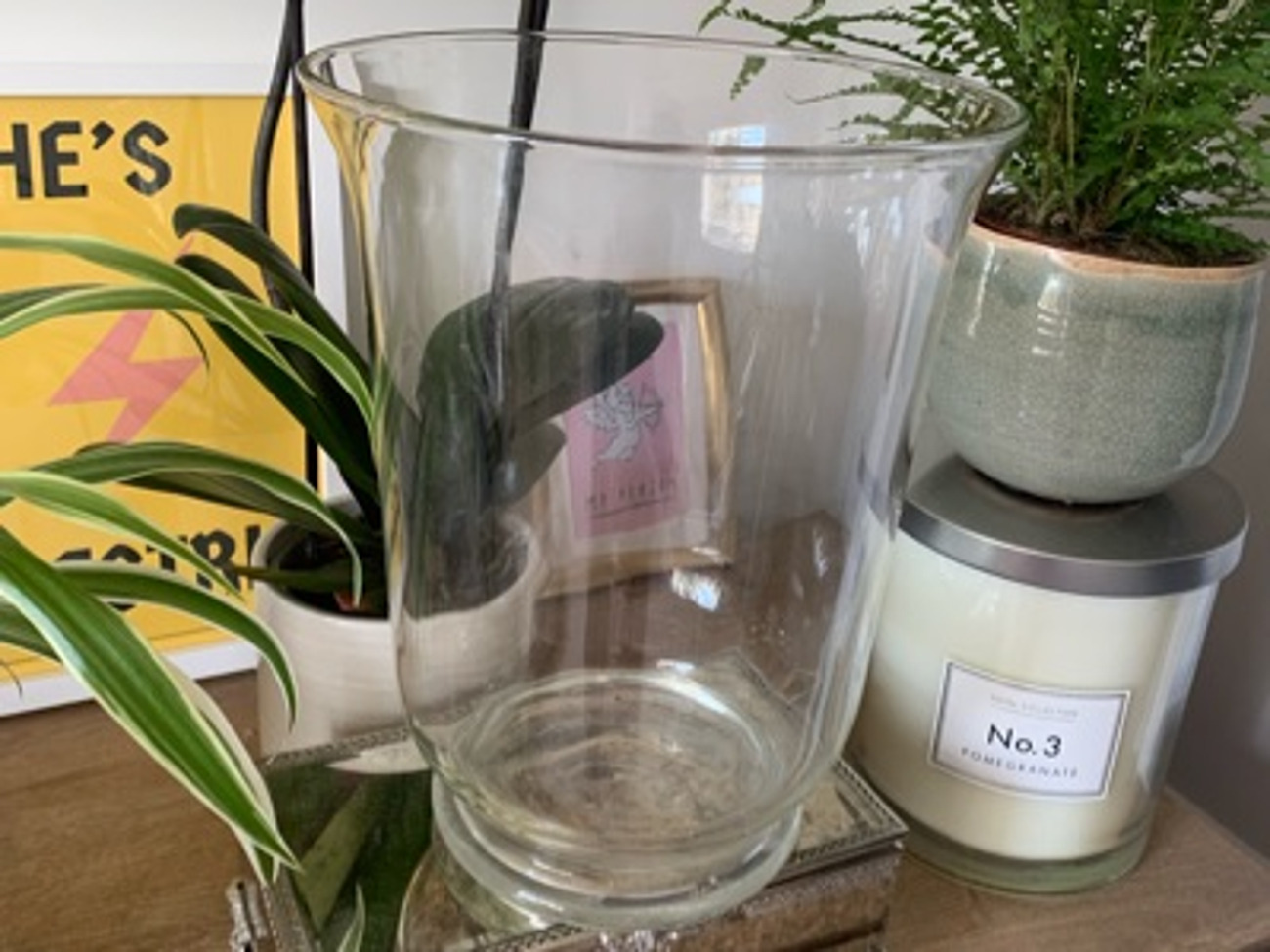 Large hurricane vases 