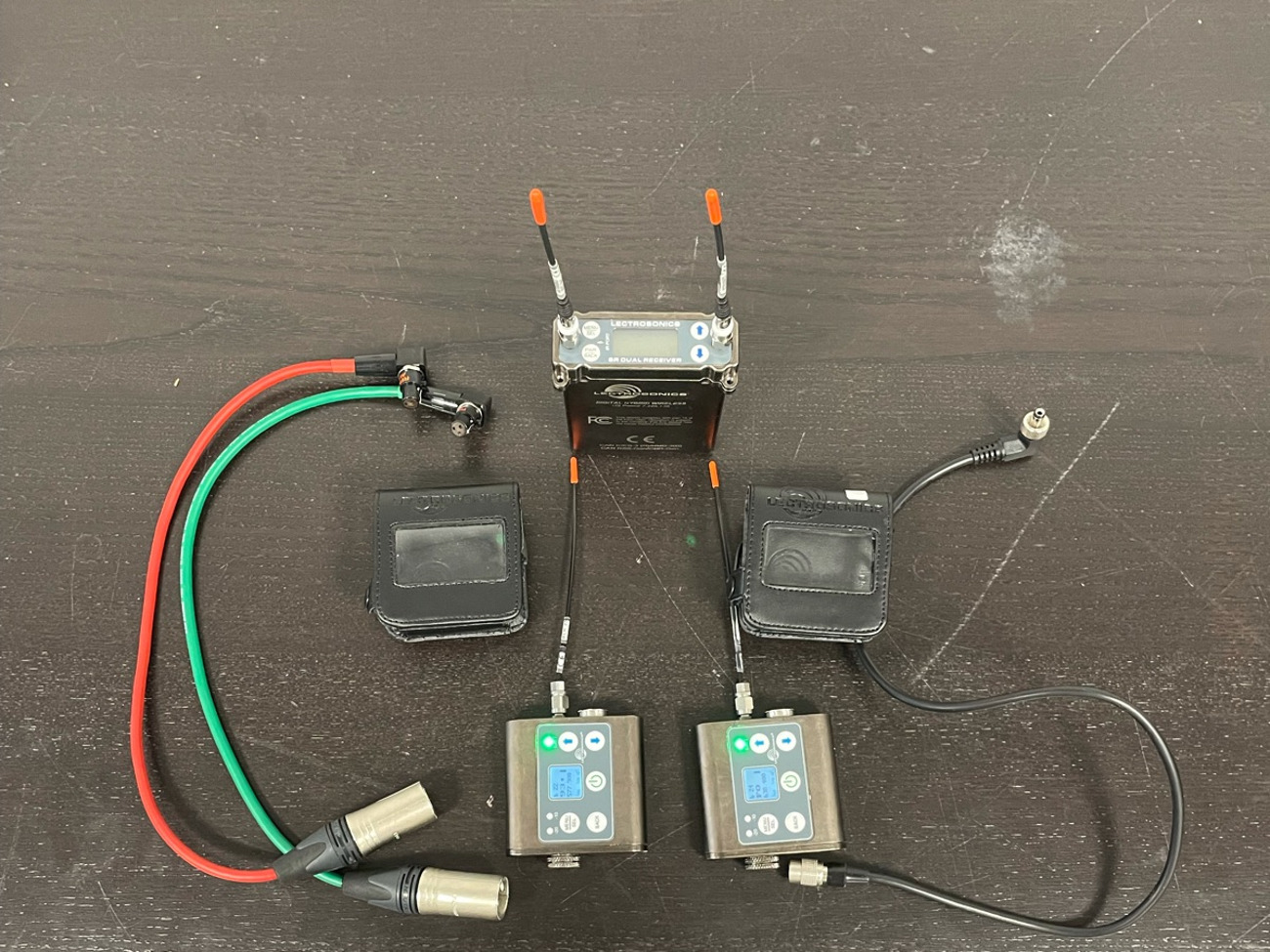 Lectrosonics src + 2x smdwb dual wireless with cos-11 mics