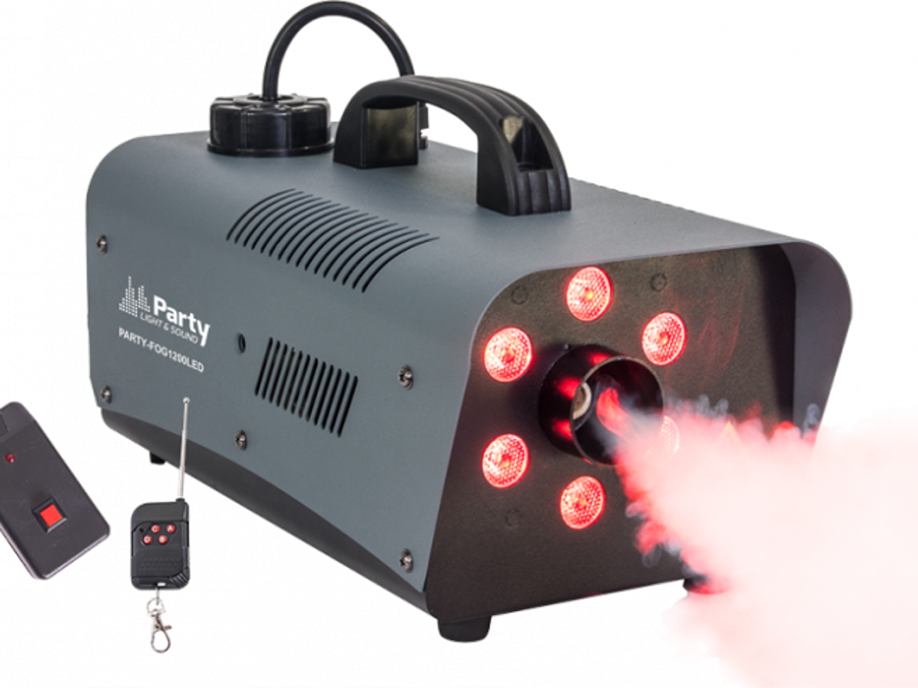 Led smoke machine with liquid