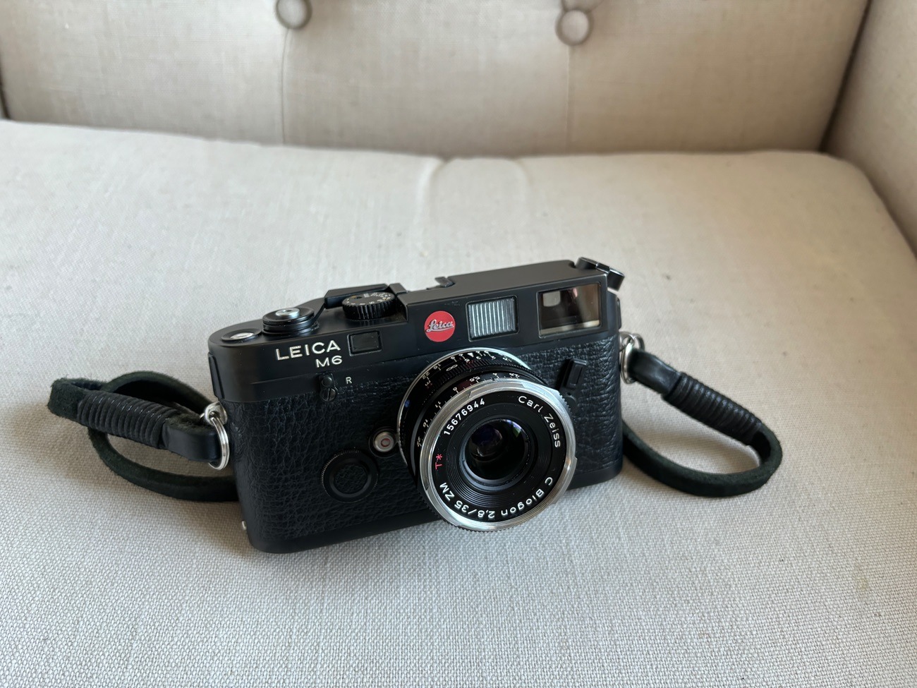 Leica m6 + zeiss 35mm f2.8 biogon lens