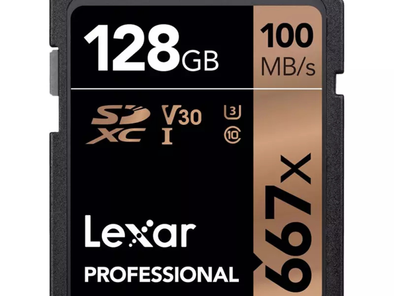 Two x lexar sd card v30 128gb