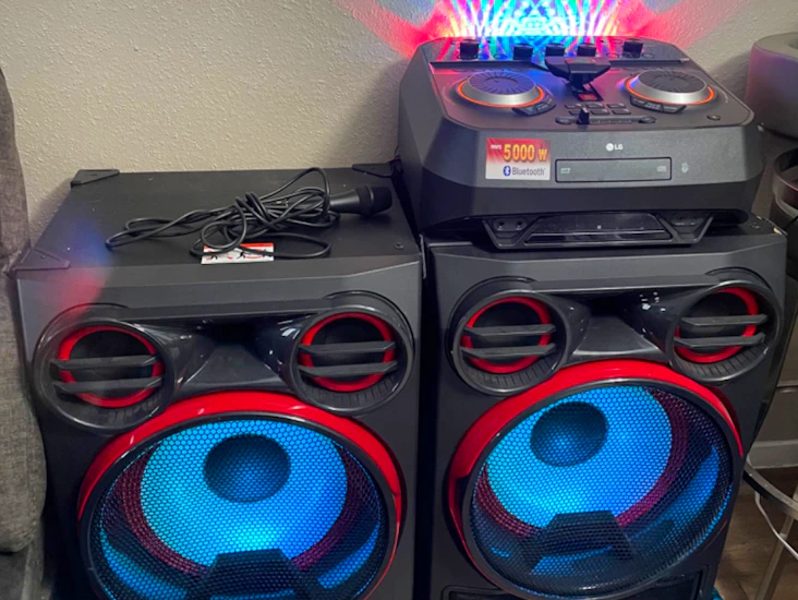 Lg dj/karaoke 5000w entertainment system