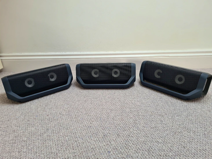 Bluetooth party speaker set (3x lg xboom) – garden party / events / bbq