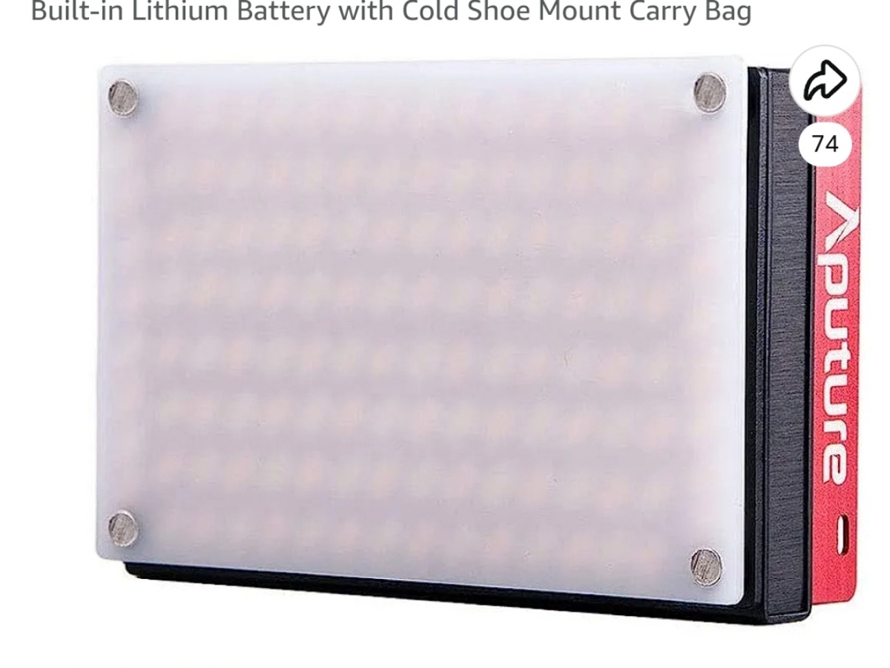 Light for camera 