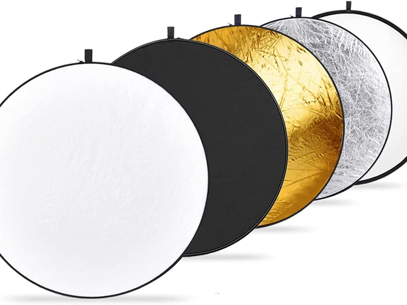 Light reflector 80cm portable 5 in 1 silver,gold,white
