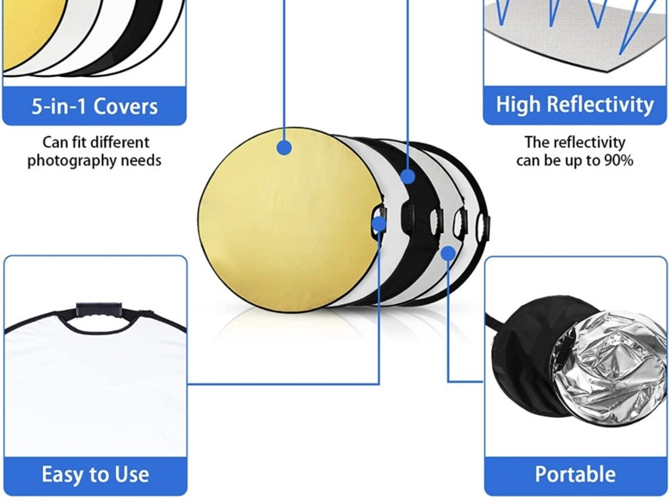Light reflector (photography diffuser)