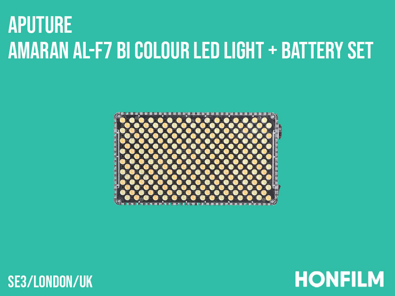 [lighting] aputure amaran al-f7 bi colour led light + battery set