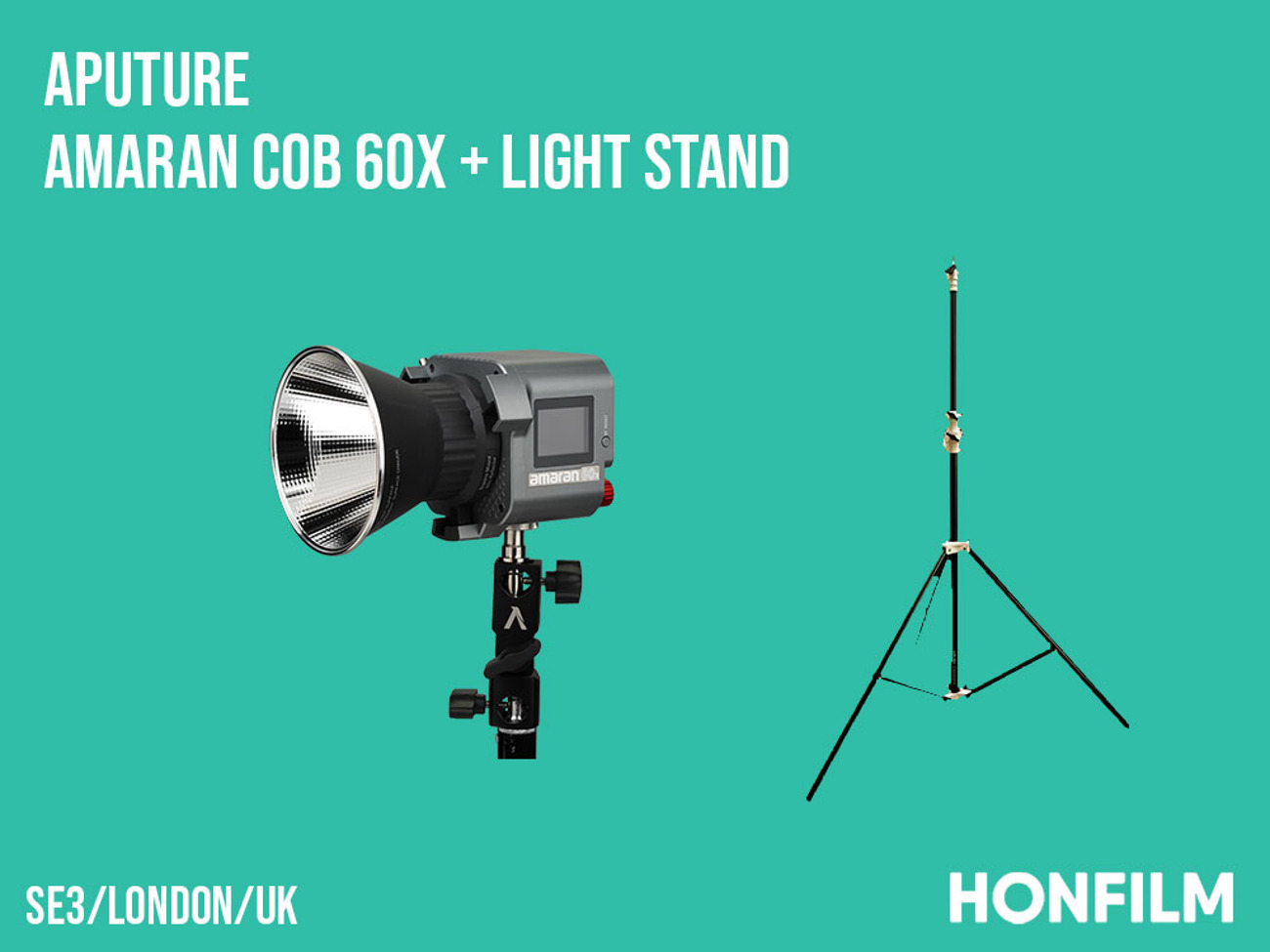 [lighting] aputure amaran cob 60x + light stand 