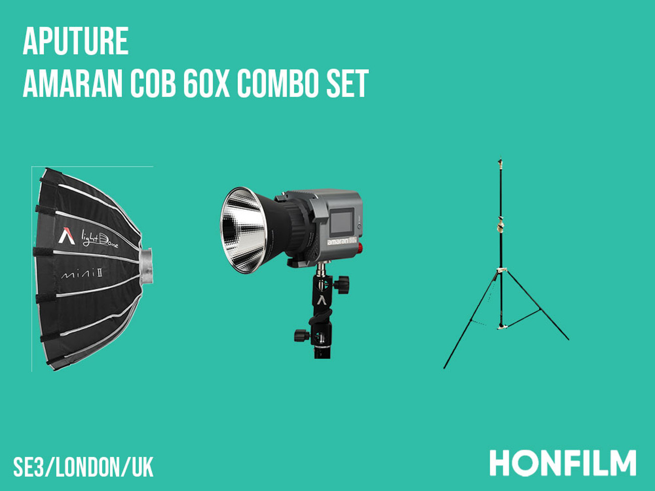 [lighting] aputure amaran cob 60x combo set
