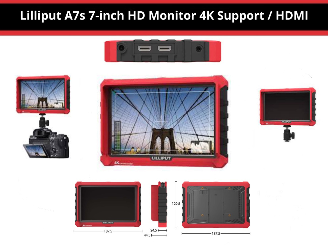 Lilliput 7-inch 4k monitor 