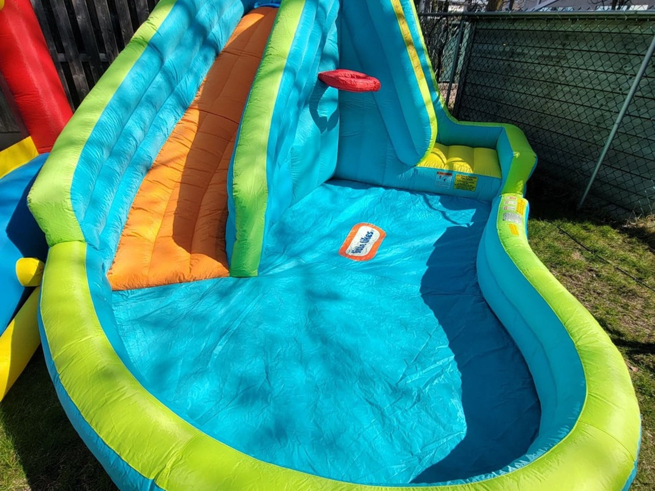 Little tykes water slide