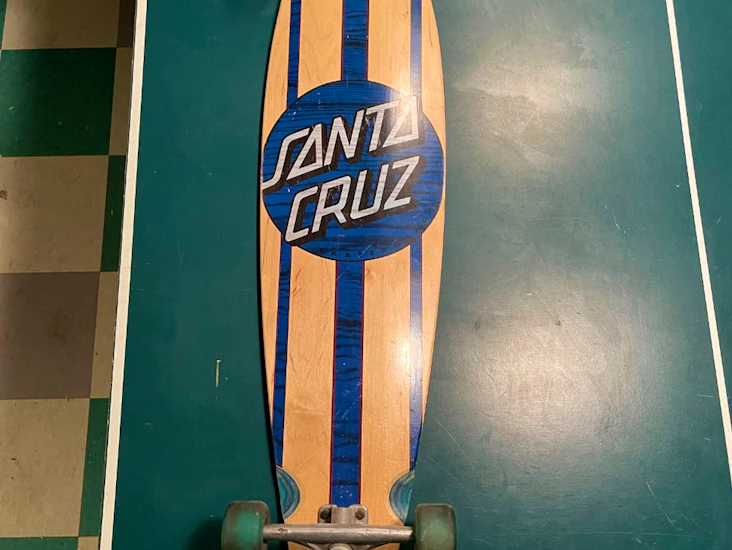 Long board skate board santa cruise