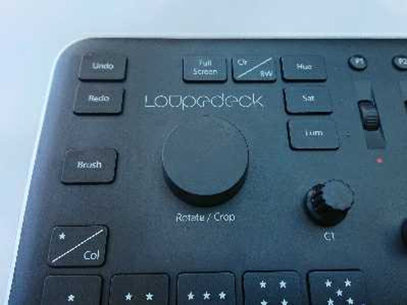 Loupedeck photo + video editing keyboard. for mac or pc.
