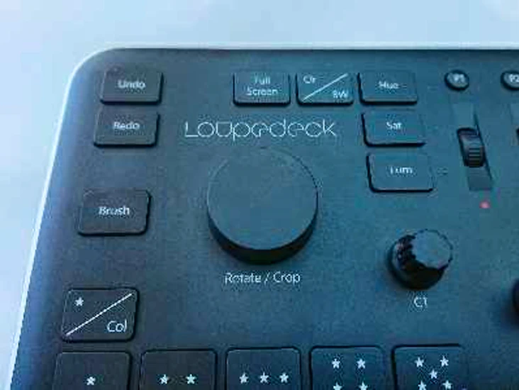 Loupedeck photo + video editing keyboard. for mac or pc.