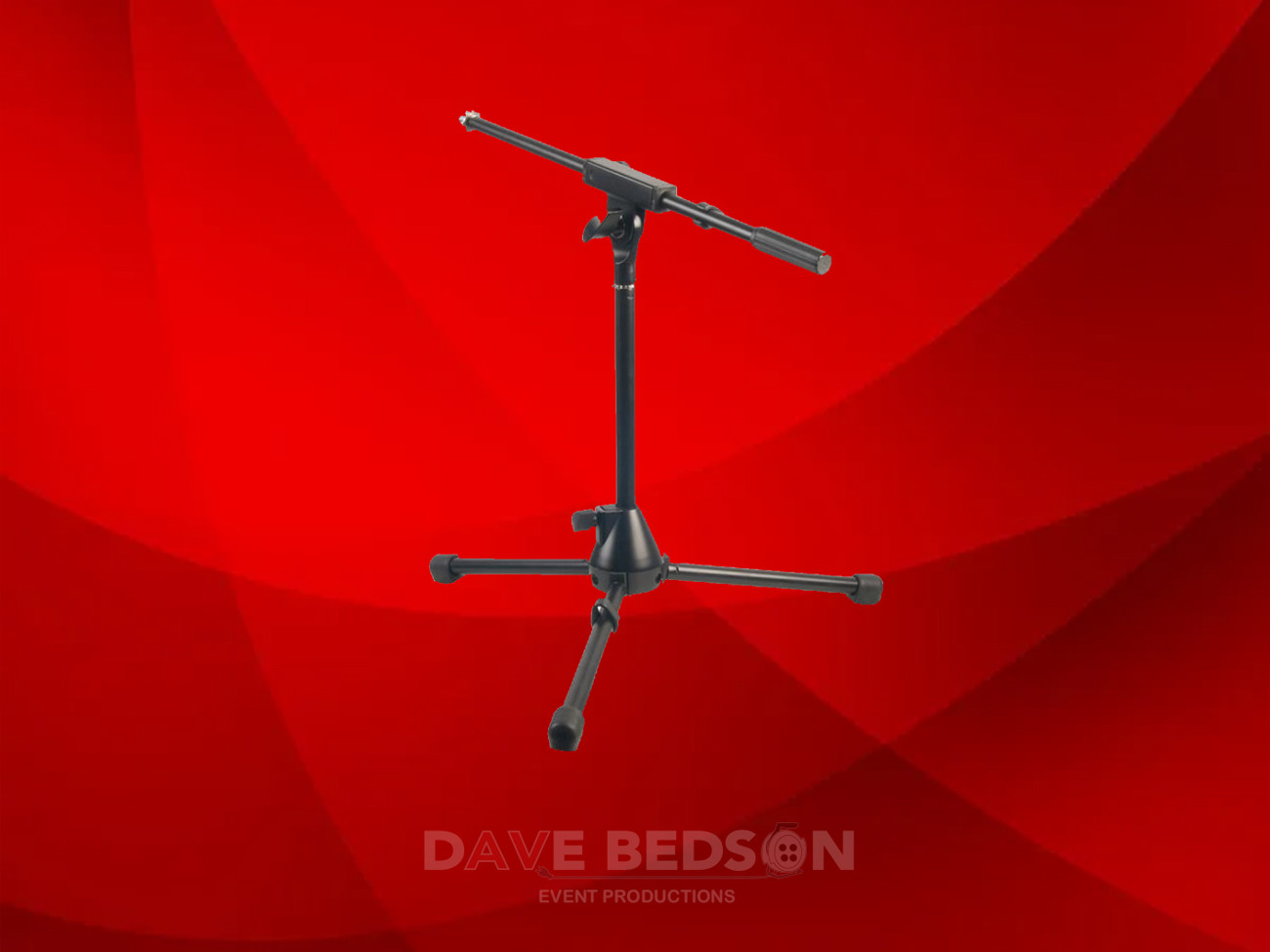 Low level boom mic stand  - guitar drums etc. musician 