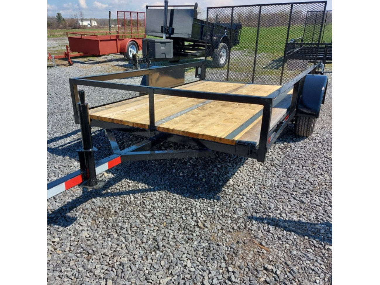 Low profile 6x10 utility trailer